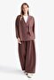 Wide Leg Linen Blend Trousers F7633Ax25Au - 3