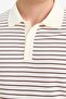 Buttoned Striped Knitwear Polo Shirt F2729Ax25Au - 6