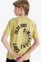 100% Cotton Crew Neck Back Printed Short Sleeve T-Shirt Boy's F3768A825Au - 3