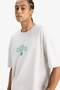 100% Cotton Nba Boston Celtics Oversized Wide Fit Crew Neck Back Printed Short Sleeve T-Shirt E586 - 6