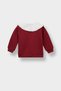 Big Collar Printed Buttoned School Cardigan Baby Girl F3756A525Au - 4