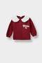 Big Collar Printed Buttoned School Cardigan Baby Girl F3756A525Au - 2