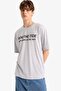 Boxy Fit Crew Neck Back Printed Short Sleeve T-Shirt F4541Ax25Hs - 3