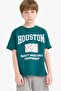 2-Piece Set Printed Short-Sleeved T-Shirt Elastic Waist Shorts Boys F1227A825Hs - 3