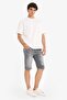 Slim Fit Slim Fit Jean Bermuda Shorts F4692Ax25Sm