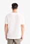 100% Cotton Regular Fit Summer V-Neck Short Sleeve Shirt X9812Az25Sm - 7