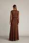 2-Piece Crochet Knit Set Crew Neck Sleeveless Blouse Elastic Waist Maxi Skirt F7466AX25HS - 5