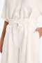 Linen Blend Regular Fit High Waist Belted Straight Leg Shorts F7251Ax25Sm - 5