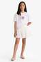 100% Cotton Poplin Skirt for Girls F8011A825Hs - 4