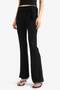 Flare Fit Normal Waist Tie Standard Length Black Pants F8196Ax25Sm - 5