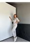 Collar and Leg Zipper Suit Pants T-Shirt Suit Tracksuit Set - 5