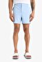 Flexible Textured Short Length Swim Shorts E4057Ax25Hs - 5