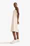 Ultra Soft Round Neck Modal Sleeveless Midi Dress F6186Ax25Sm - 3