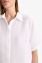 100% Cotton Regular Fit Muslin Shirt F0884Ax25Sm - 5