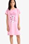 100% Cotton Printed Nightgown for Girls E0660A825Sm - 3