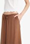 A-Line Regular Waist Crinkle Fabric Midi Skirt F6501Ax25Sm - 5