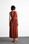 V Neck Button Sleeveless Maxi Dress F7453Ax25Hs - 5
