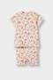 2-Piece Set Patterned Ribbed Camisole Short Sleeve T-Shirt Shorts Baby Girl E0724A525Sm - 3