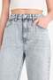 100% Cotton Straight Wide High Waist Wide Leg Long Jean Trousers E1704Ax25Sm - 6