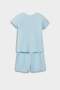 100% Cotton Anime Printed Elastic Waist Pajama Set for Baby Girl E1554A525Hs - 4