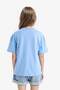 100% Cotton Relax Fit Crew Neck Printed Short Sleeve T-Shirt Girls E0390A825Sm - 3