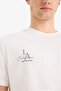 100% Cotton Regular Fit Crew Neck Printed Short Sleeve T-Shirt F4286Ax25Sm - 6