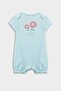 Floral Combed Cotton 2-Piece Short Sleeve Romper Baby Girl Newborn E4026A525Hs - 2