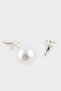 Women's 2-Piece Silver Earrings F0872Axns - 2