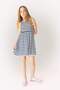 100% Cotton Crew Neck Striped Sleeveless Summer Dress for Girls B4340A825Sm - 2