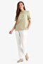 Regular Fit Crew Neck Printed Short Sleeve T-Shirt F4838Ax25Sm - 2