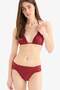 Regular Fit Satin Bikini Bottom-Fall in Love E0399Ax25Sm - 4