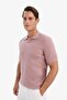 100% Cotton Standard Fit Polo Neck Short Sleeve Knit T-Shirt E5866Ax25Sp - 3