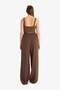 Wide Leg Pocketed High Waist Linen Blend Thin Fabric Trousers F5024Ax25Sp - 6