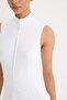 Standard Fit Zipper High Neck Sleeveless Mini Tennis Dress D9320Ax25Sp - 8
