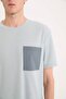 Regular Fit Crew Neck Pocket Short Sleeve T-Shirt B6535Ax25Sm - 5