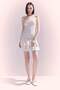 Fitted Strapless Floral Gipeli Mini Summer Dress F5115Ax25Sm