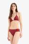 Regular Fit Satin Bikini Bottom-Fall in Love E0399Ax25Sm