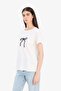 100% Cotton Regular Fit Appliqué Printed Combed Cotton T-Shirt F5108Ax25Sm - 4