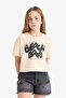 100% Cotton Crew Neck Printed Short Sleeve T-Shirt Girls E0384A825Sm - 4