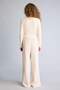 Wide Leg Pocketed High Waist Linen Blend Thin Fabric Trousers F5024Ax25Sp - 6