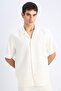 Relax Fit Polo Neck Cotton Summer Short Sleeve Shirt D8875Ax25Sm - 3