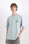 100% Cotton Looney Tunes Boxy Fit Crew Neck Back Printed Short Sleeve T-Shirt D6774Ax25Sp - 4