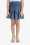 Gipeli Flounced Viscose Skirt for Girls E3835A825Sm - 4