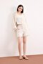 Oversize Wide Fit Striped Modal Long Sleeve Shirt F0914Ax25Sm - 2