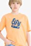 Crew Neck Printed Short Sleeve T-Shirt Boys E0179A825Hs - 4