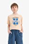 100% Cotton Crew Neck Printed Short Sleeve T-Shirt for Boys E6311A825Hs - 3