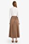 A-Line Elastic Waist Poplin Maxi Hijab Skirt E7453Ax25Sm - 5