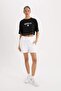 100% Cotton Nba Brooklyn Nets Cropped Fit T-Shirt B9953Ax25Sm - 3