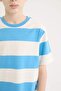 Crew Neck Striped Short Sleeve T-Shirt Boys D7867A825Sm - 5