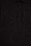 100% Cotton Regular Fit Lace Detailed Beach Shirt D9768Ax25Sm - 7
